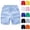 Black, variant on Kids 1-12 Years Summer Half Pants Solid Pocket Elastic Waist Casual Knee Length Half Pants