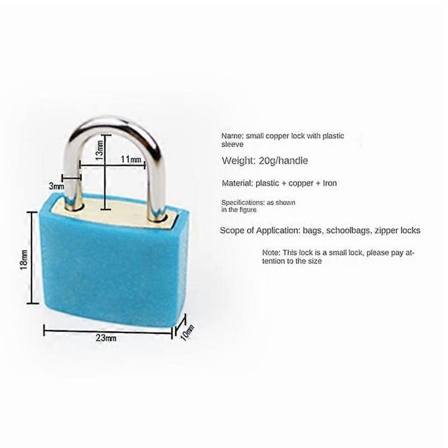 6Pcs Suitcase Locks with Keys,Small Luggage Padlocks Metal Padlocks Mini Keyed Padlock for School Gy