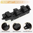 thumbnail image 6 of Unique Bargains 1Pc Front Left Driver Side Power Window Switch for Mazda 6 2009 2010 No.GS3L66350, 6 of 7