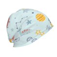 thumbnail image 3 of Pofeuu Space With Dino Astronauts Print Beanie Hat for Men and Women Winter Warm Hats Knit Slouchy Thick Skull Cap, 3 of 7