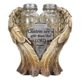 thumbnail image 3 of Holy Cross Psalm127 Scripture Heart Angel Wings Salt Pepper Shakers Holder Set, 3 of 6