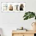 thumbnail image 5 of Stainless Steel Silver Wood Finish Collage Frame - White Mat, Holds Four 4x6 Photos , UV Resistant, 5 of 8