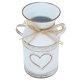 thumbnail image 1 of Jarrón decorativo, jarrón único en forma de corazón y floreros Jarrón vintage Rendimiento comprobado, 1 of 12