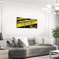 thumbnail image 3 of Hieng American Football Bathroom Wall Art for Home Decor Green Bay 3 Piece Canvas Wall Art for Living Room Gifts for Football Fans Football City Office Wall Decorations Artwork Posters, 3 of 6