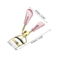 thumbnail image 2 of Unique Bargains 1 Pcs Women Convenient Eyelash Curler for Business Travel Carbon Steel PS Rose Gold Tone, 2 of 4
