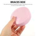 thumbnail image 3 of Estuche para retenedores dentales, caja portátil para retenedores de ortodoncia, estuche para dentaduras postizas con espejo, 3 of 8