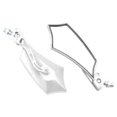thumbnail image 1 of stanreset Motorcycle Mirrors Motorbike Accessory Universal Clear Rearview Mirror Replacement Handlebar Accessories Reflective Components White, 1 of 1