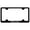 Black, variant on Honda Laser Etched Script Stainless Steel Wide Body License Plate Frame (Black)