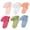 Hot Pink, variant on CPNG Girls 6 Pack Princess Cotton Ruffle Socks Double Eyelet Lace Frilly Dress Multicolored Ankle Socks Cotton Turn Cuff Socks for Toddler