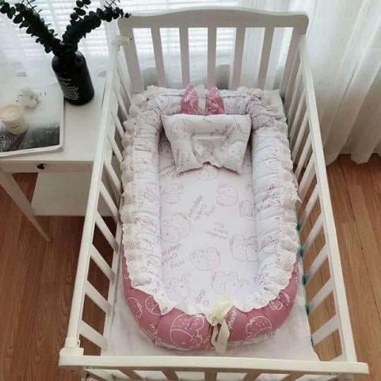 pink elephant bassinet