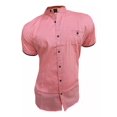 thumbnail image 2 of Camisa Manga Corta Slim Fit Hombre Casual Vestir Cuello Mao, 2 of 7