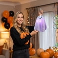 thumbnail image 7 of Glowing Halloween Hanging Ornament Lighted Scary Ghost Ornament Haunted House Prop for Halloween Tree Party Supply, 7 of 7