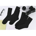 thumbnail image 4 of Calf Socks for Women - Thin Solid Cotton Crew Socks - Casual Cute Above Ankle Sock 6pairs, 4 of 6