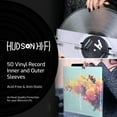 thumbnail image 6 of Hudson Hi-Fi 50 ct. Inner Sleeves for Vinyl Records & 50 ct. Vinyl Outer Sleeves - 100 Vinyl Sleeves for Records, Clear Outer & Inner Sleeves for Vinyl Records, 6 of 8