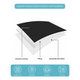thumbnail image 5 of Quilts Queen Size Bedding Set, Farmhouse Black Lightweight Quilted Comforter, Farmhouse Black Line Striped Soft Reversible Bedspread Coverlet with Pillow Covers for All Season, 90" x 96", 5 of 7