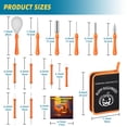 thumbnail image 2 of Kit para tallar calabazas en 12 piezas con 12 plantillas de acero inoxidable, 2 of 7
