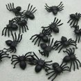 thumbnail image 2 of Araña falsa de Halloween Inteprter Simulación de miedo 100 piezas negro HA9209-02B, 2 of 6