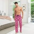 thumbnail image 6 of GZHJMY Valentine's Day Pajama Pants for Men, Lounge Pants Lightweight Men Pajama Bottoms with Drawstring Pockets, Christmas New Year Birthday Gifts, XX-Large, 6 of 6