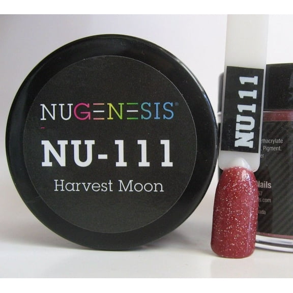 NUGENESIS Nail Color Dip Dipping Powder 1.5oz/jar - NU111 Harvest Moon