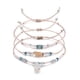 thumbnail image 1 of 3 unids/set mujeres forma geométrica cristal estrella patrón pulsera joyería, 1 of 8