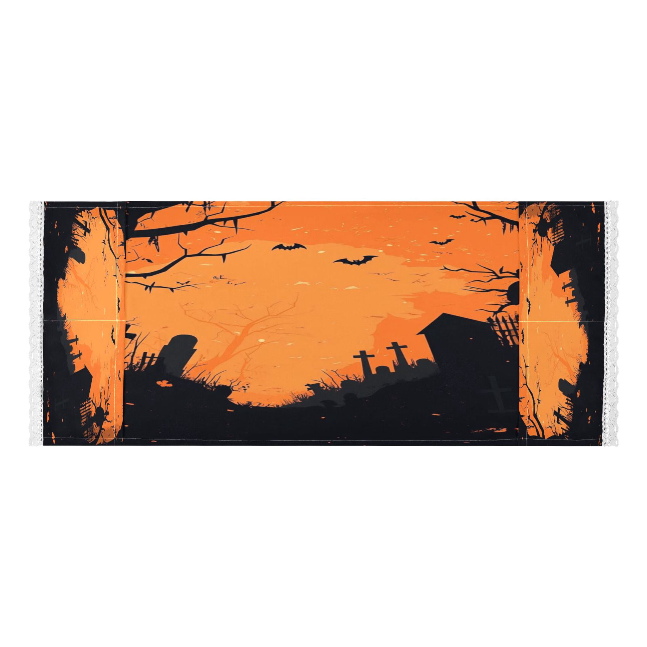 Halloween Background PatternWasher and Dryer Covers Dust-Proof and Oil Resistant Fridge Cover with 4 Storage Pockets Washing Machine Top Cover for Laundry Kitchen Home 51.2 x 22 In