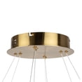 thumbnail image 3 of Artcraft Lighting Stella 65W LED Chandelier Brushed Brass, 3 of 9