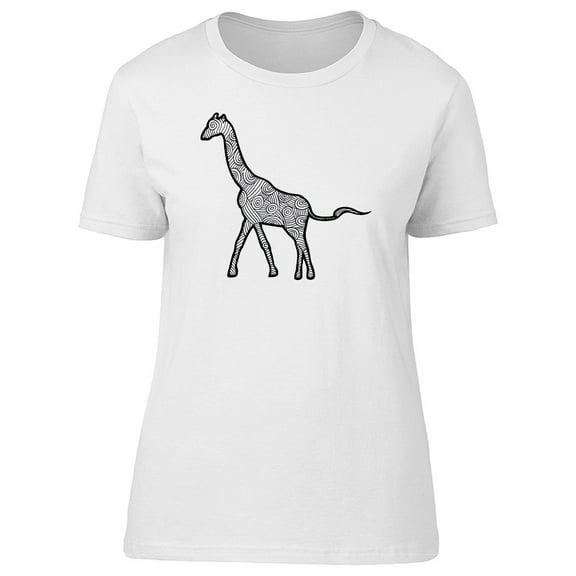 Abstract Lovely Curl Giraffe T-Shirt Men -Image by Shutterstock, Male XX-Large