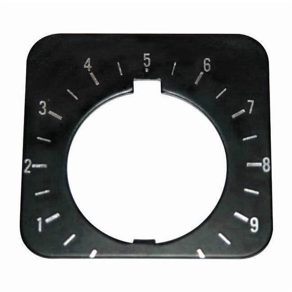 Eaton Cutler-Hammer Legend Plate,Rectangular,Black 10250TR30