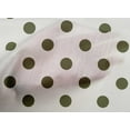 thumbnail image 4 of oneOone Cotton Cambric Olive Green Fabric Polka Dots Dots Craft Projects Decor Fabric Printed By The Yard 56 Inch Wide, 4 of 4