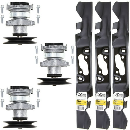 CUB CADET Xtreme Fastattach Blade & Spindle Kit 942-01054-X 918-07389A XT2-GX54 XT2-SLX54 54" Deck