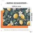 thumbnail image 6 of Yayeee Doormat for Indoor Entrance 32" x 20" Non Slippery Floor Rug, Floral Lemons, 6 of 8