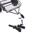 thumbnail image 2 of Control remoto Hitch Trailer Gancho dividido Remolque Ganchos Escalada Vehículo Actualización Pieza Reemplazo para Axial SCX10 90046 90047 Negro Inevent FN001141-03, 2 of 7