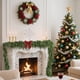 thumbnail image 5 of Decoraciones navideñas, adornos navideños, regalos de Navidad. Aguja de simulación navideña de 180 cm con pegamento suave. Decoración para el hogar en plástico verde., 5 of 8