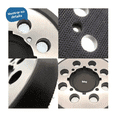 thumbnail image 5 of 2 Bases+respaldo De Velcro Para Lijadora Belug, Negro Plata, 5 of 5