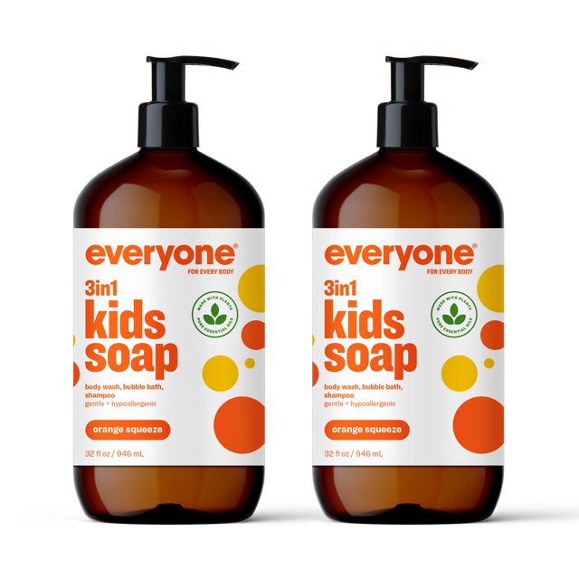 Jabón, gel de baño, baño de burbujas, champú Everyone 3-in-1 Kids