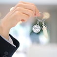 thumbnail image 3 of EGNMCR Keychains Hexagonal Keychain Chakra Healing Crystals Stone, Couples Keychains ,Keyring Handbag Pendant Decor,Valentines Day Gifts Crystals Keychain, 3 of 4