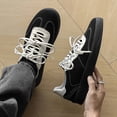 thumbnail image 5 of Men Retro Lace‑Up Low Top Casual Skate Sneakers Daily Training Shoes, 5 of 8