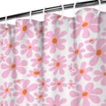 thumbnail image 4 of 72x72 Inch Fabric Shower Curtain Waterproof Polyester, Daisy Floral Print, 4 of 6