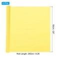 thumbnail image 2 of Uxcell 8.2ft Crepe Paper Roll, 4 Roll 20" Width Paper Streamer Sheet for Craft Flower Making Decoration, Bright Yellow, 2 of 7
