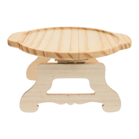 

Sofa Armrest Tray Table Round Bamboo Tray Foldable Snacks Tray for Sofa Bed Armrest Tray