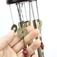 thumbnail image 3 of Campanas de viento Jadeshay de madera y metal para balcón color cobre antiguo, 3 of 5