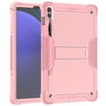 thumbnail image 2 of Shockproof Tablet Case Suitable for Samsung Galaxy Tab S9 FE Plus / S9 Plus / S10 Plus 12.4 Inch, Built-in Stand, Side Pen Slot, Raised Camera Protection, Black/Red/Rose Gold, 2 of 7