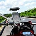 thumbnail image 4 of Versatile Motorcycle Phone Mount, Quick Hold Shuriken Design Ensures One-handed Operation And Universal Compatibility For Bikes, Motorcycles, ATVs, UTVs, Lawnmowers, Scooters, 4 of 5