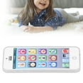 thumbnail image 4 of Baby Phone Toy, Pretend Play Kids Play Phone Battery Operated Multifunctional  for Telling Stories for Russian Learning for Puzzle Games for Playing Music Russian Black,Russian, 4 of 8