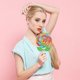 thumbnail image 2 of Lollipop Prop Large Rainbow Swirl Giant Candy Lollipop 16cm Fake Photography Prop For Weddings And Parties, 2 of 5