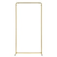 thumbnail image 5 of TOOL1SHOoo Wedding Pole Bracket with Pull Rod and Elastic Cloth Cover,Metal Stand Kit for Wedding/Ceremony/Party Decoration,3.28*6.56ft,Gold,Beige, 5 of 14