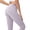 Light Violet, variant on Womens Work Pants High Waist Split 7/8 Length Slim Fit Plus Size Pants