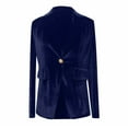 thumbnail image 5 of Elegant Long Sleeve Notch Lapel Solid Color For Wear And Formal Business Attire With A Modern Tailored Fit, 5 of 5