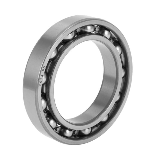 Unique Bargains Roulements à Billes à Rainure Profonde 6013 P0 65x100x18mm Roulements Lubrifiés Type Ouvert Ton Argenté Roue de Trottinette Planche à Roulettes