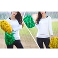 thumbnail image 6 of plastic cheer poms 10 Pcs/5 Pairs 25g Plastic Cheering Balls Squad Spirited Fun Cheerleading Kit Cheer Poms Cheerleaders Supples with Handle for Competition Cheering Sports Events (Green), 6 of 10